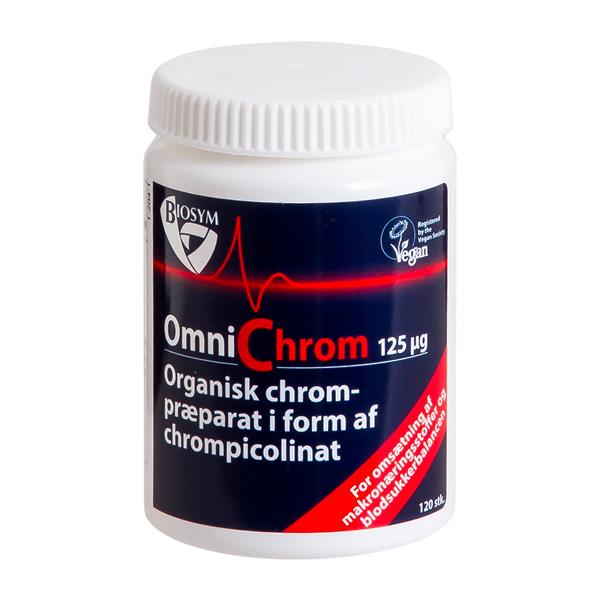 OmniChrom 125 mcg Biosym 120 tabletter